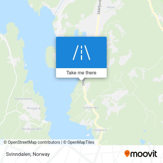 Svinndalen map