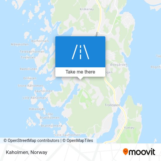 Kaholmen map