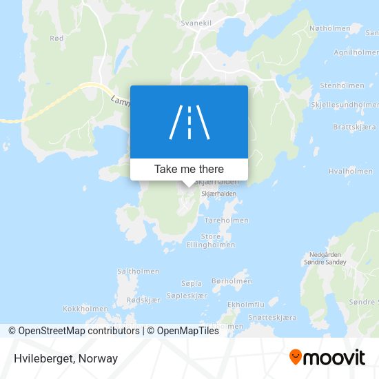 Hvileberget map