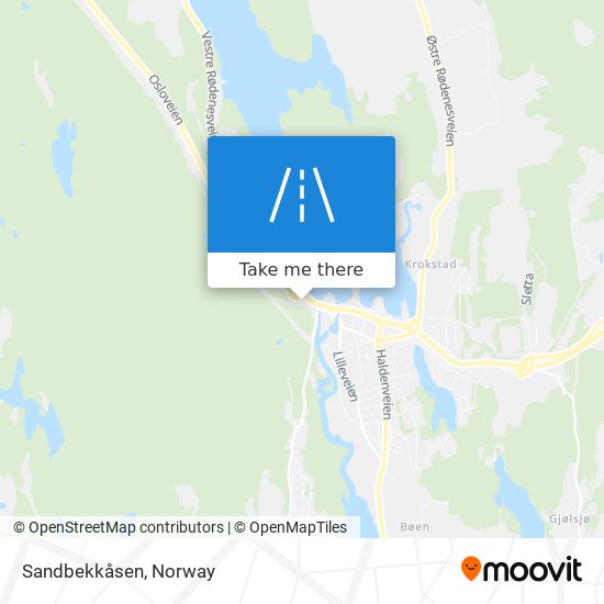 Sandbekkåsen map