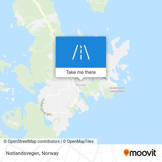 Notlandsvegen map