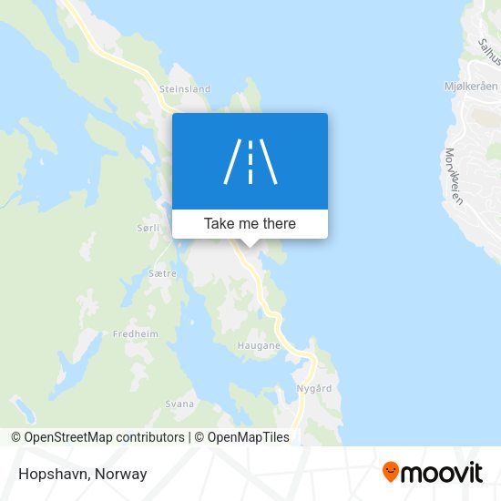 Hopshavn map