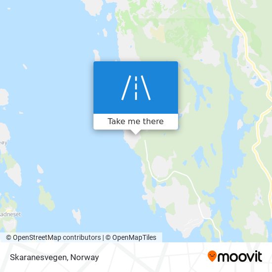 Skaranesvegen map