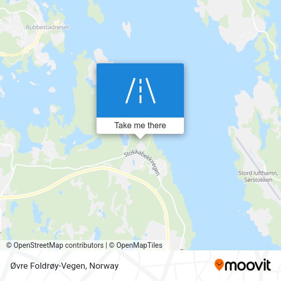 Øvre Foldrøy-Vegen map