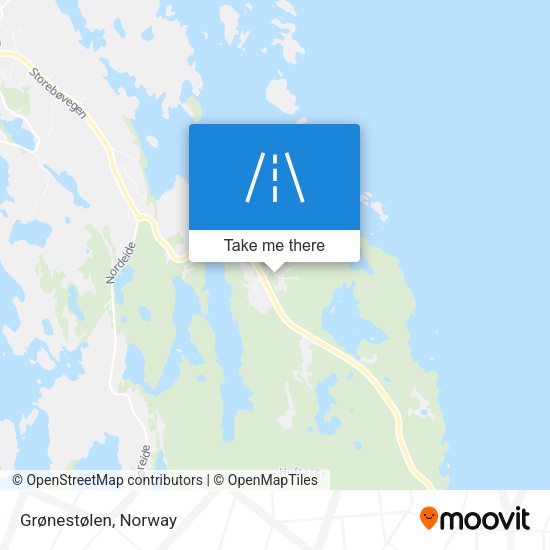 Grønestølen map