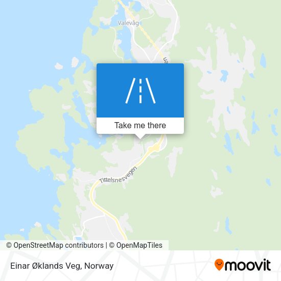 Einar Øklands Veg map