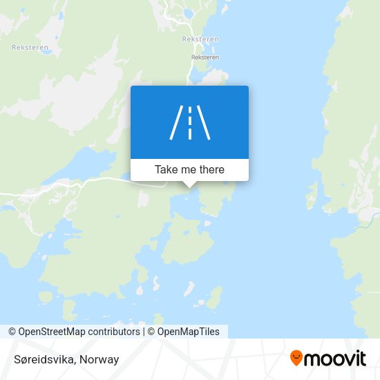 Søreidsvika map