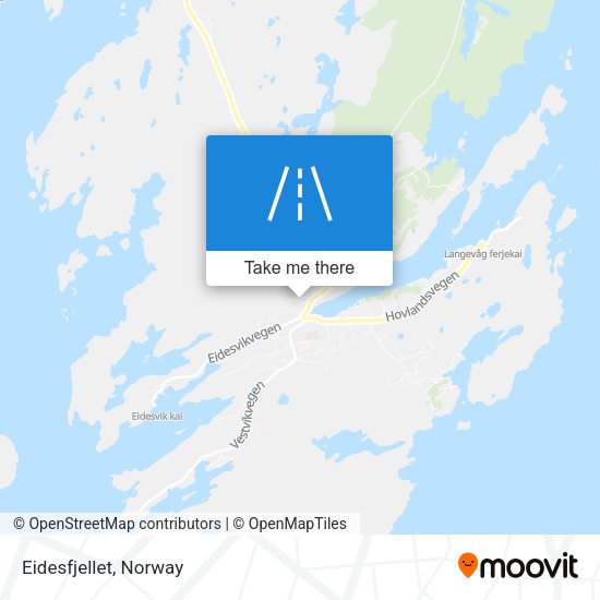 Eidesfjellet map