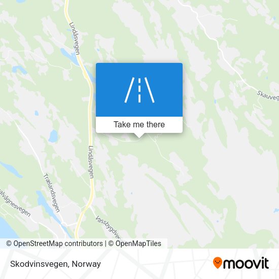 Skodvinsvegen map