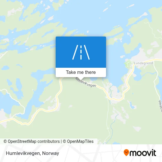 Humlevikvegen map