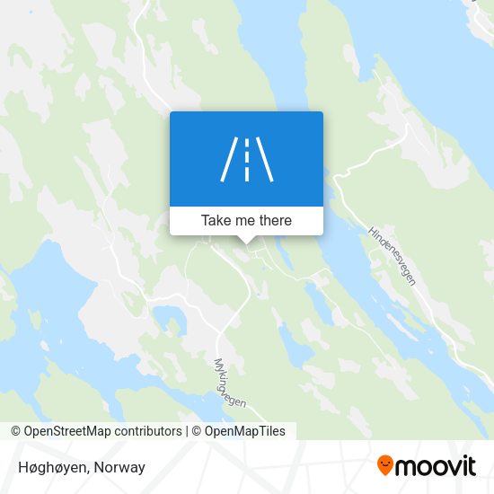 Høghøyen map