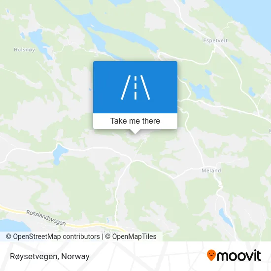 Røysetvegen map