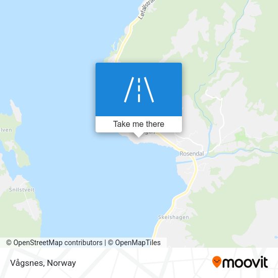 Vågsnes map