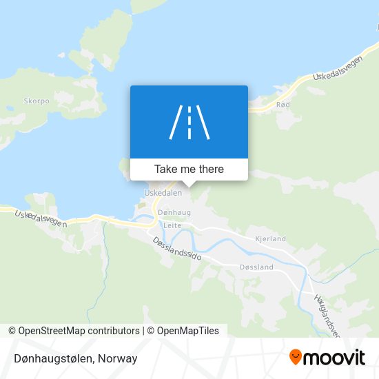 Dønhaugstølen map