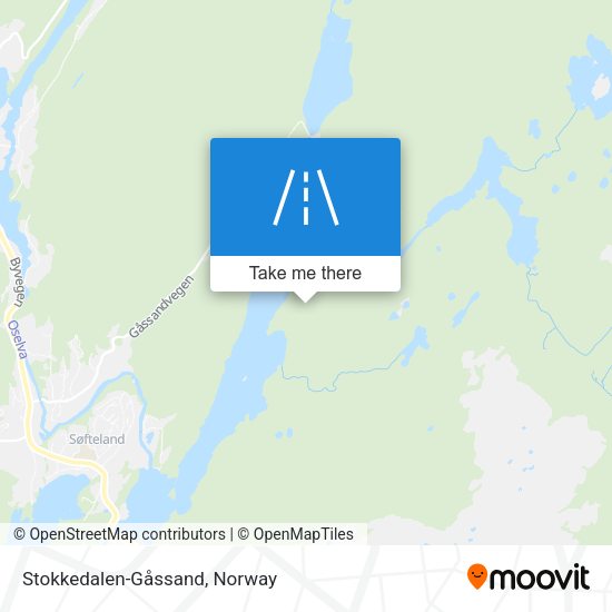 Stokkedalen-Gåssand map