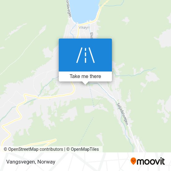 Vangsvegen map