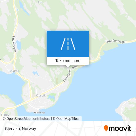 Gjervika map