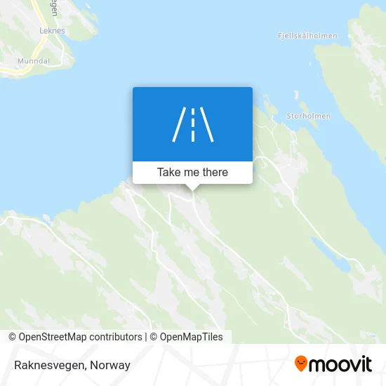 Raknesvegen map