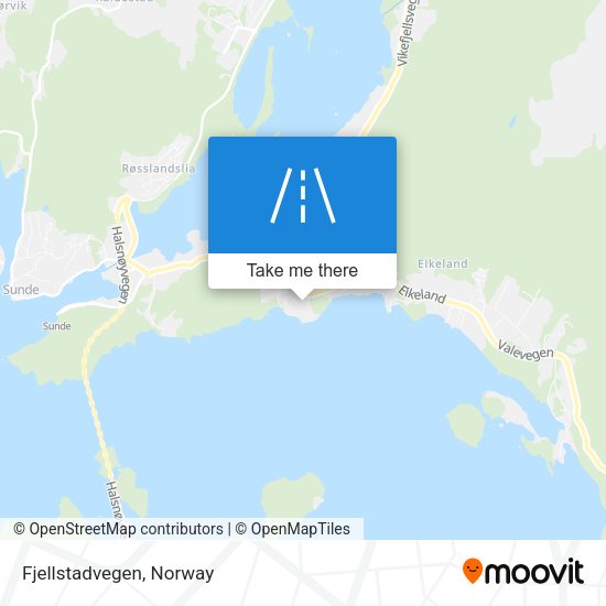 Fjellstadvegen map