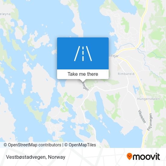 Vestbøstadvegen map