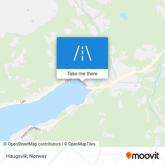 Haugsvik map