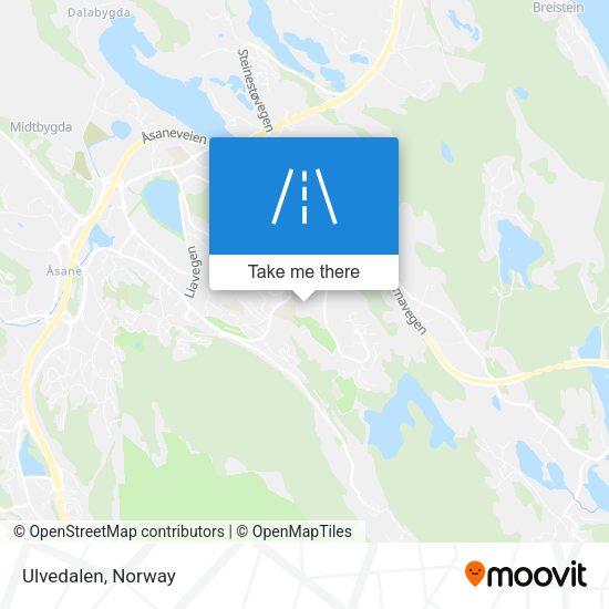 Ulvedalen map