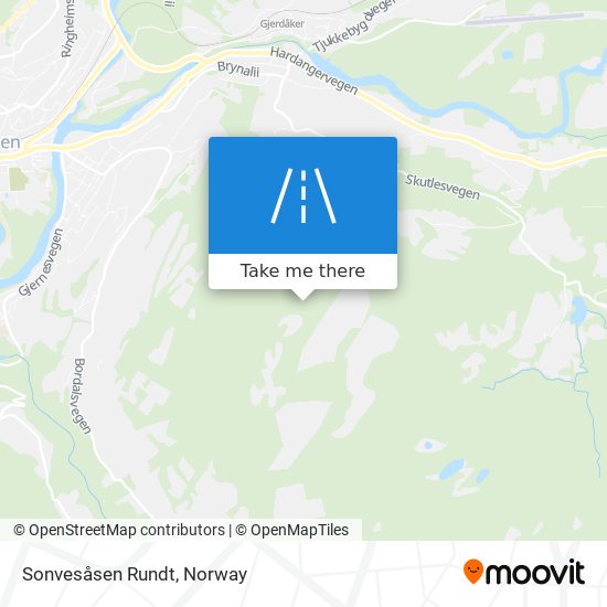 Sonvesåsen Rundt map