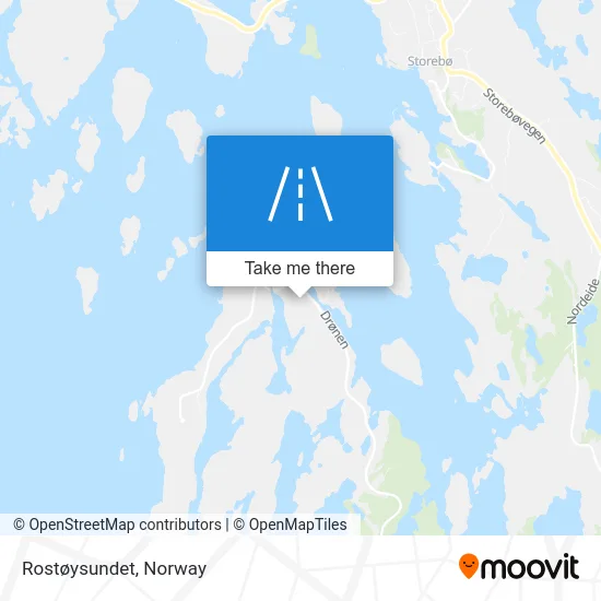 Rostøysundet map