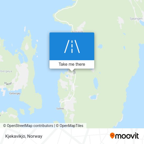 Kjekavikjo map