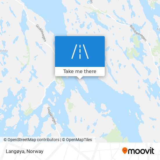 Langøya map