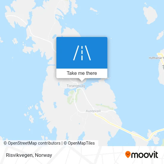 Risvikvegen map