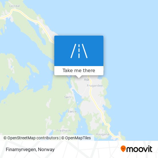 Finamyrvegen map