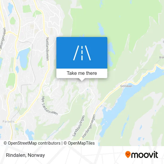 Rindalen map