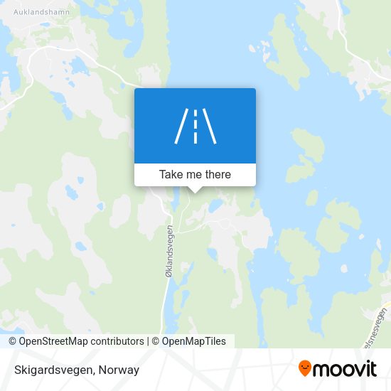 Skigardsvegen map