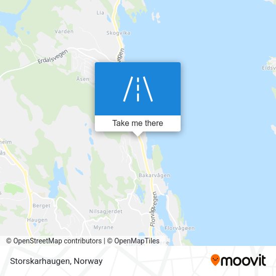 Storskarhaugen map