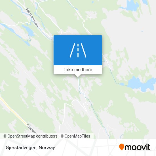 Gjerstadvegen map