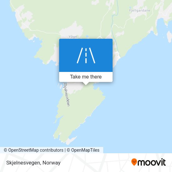 Skjelnesvegen map