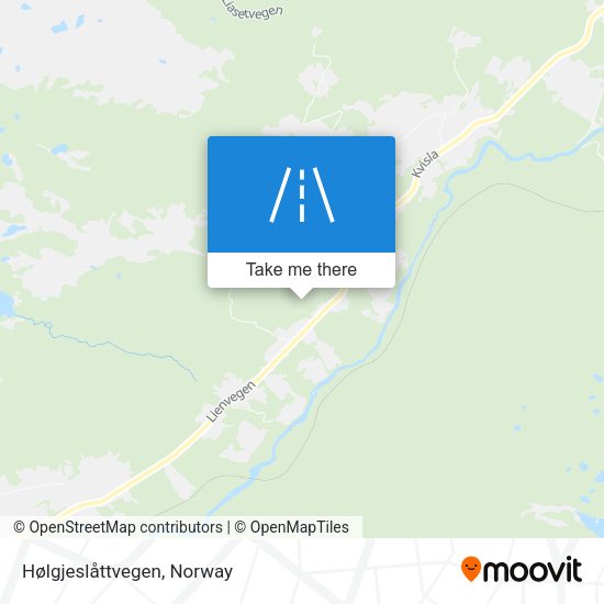 Hølgjeslåttvegen map