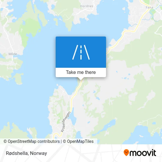 Rødshella map