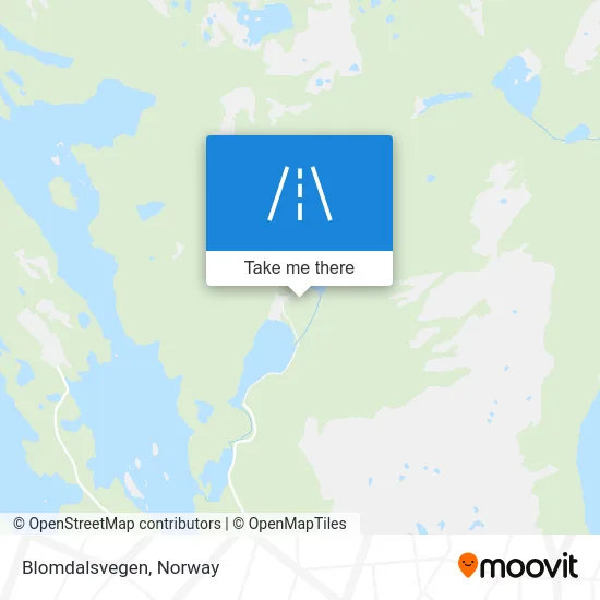 Blomdalsvegen map