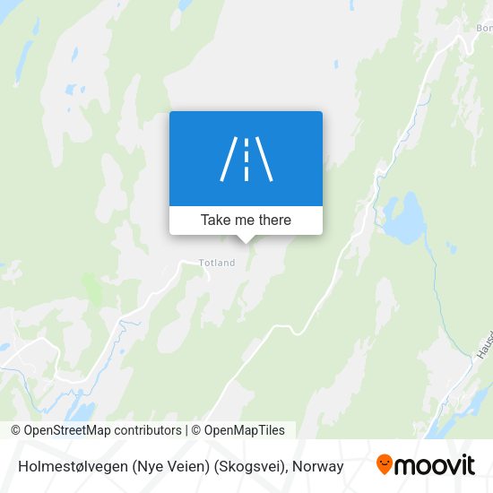 Holmestølvegen (Nye Veien) (Skogsvei) map