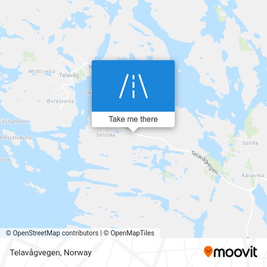 Telavågvegen map