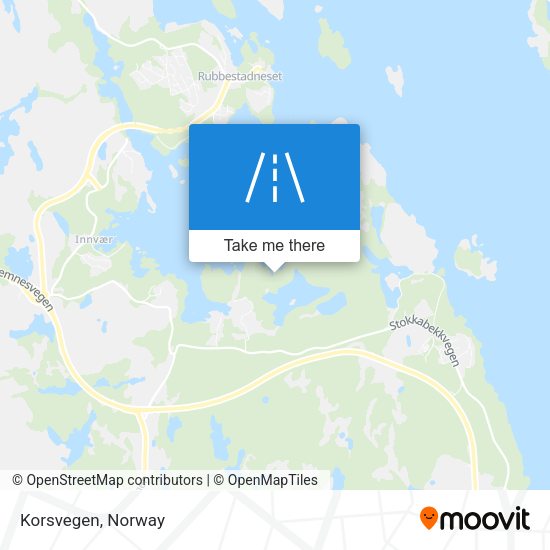 Korsvegen map