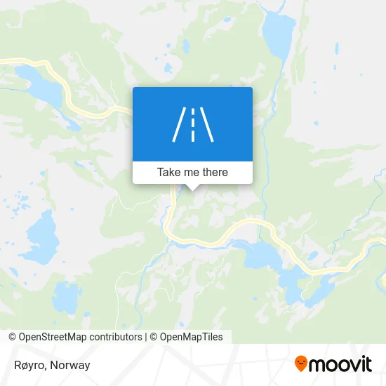 Røyro map