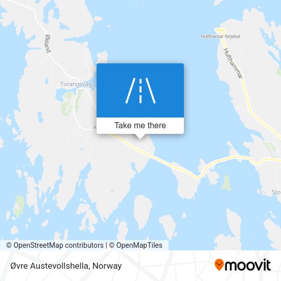 Øvre Austevollshella map