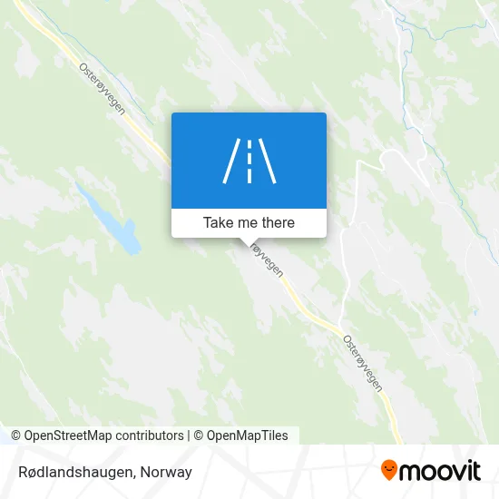 Rødlandshaugen map