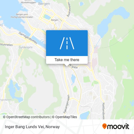 Inger Bang Lunds Vei map