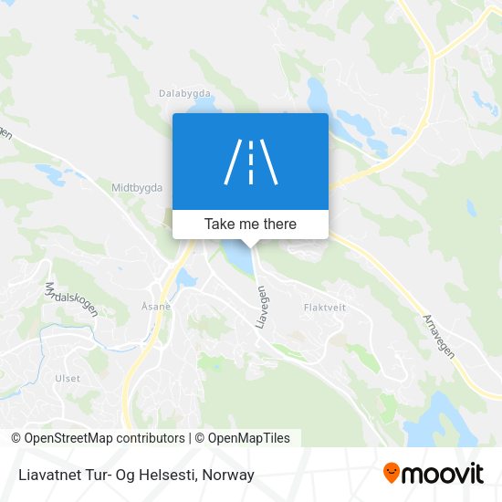Liavatnet Tur- Og Helsesti map