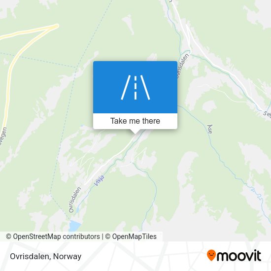 Ovrisdalen map