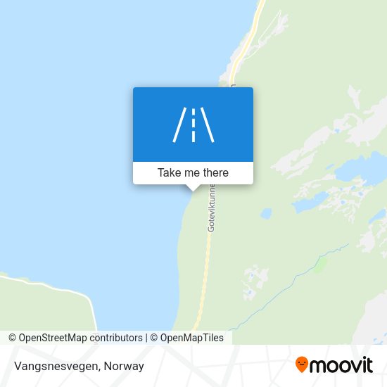 Vangsnesvegen map